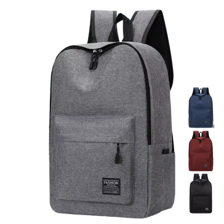 Mochila versátil de tela Oxford de alta calidad, mochila para estudiantes de escuela de 15 pulgadas, color negro, gris, azul y rojo, bolsa lavable para ordenador, Unisex - 1