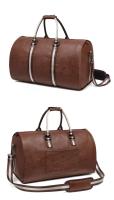 Cuero de la PU con las ruedas, bolso impermeable del equipaje de los hombres del traje del negocio, bolso del viaje - details 13