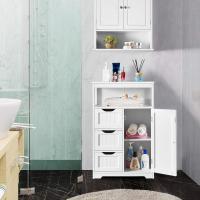 Auxiliar Cocina Multiusos Puertas Dobles Salón Entrada Blanco 555x295x865 cm - details 3