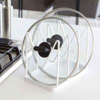 Soporte para tapa de olla con buena carga, cubierta de olla sin perforaciones multicapa, escurridor, soporte para tabla de cortar estable y duradero, encimera - details 5