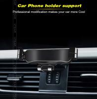 Soporte de Montaje de Dispositivo Electrónico Portátil Vtear Soporte de Montaje Ventilado para Audi A4 2017 Soporte de Metal ABS+ No Impermeable - details 0