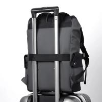 Mochila para ordenador portátil de cuero PU impermeable para hombre, mochila grande para ordenador de negocios, mochila urbana para hombre, carga USB - details 10