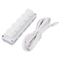 Ropad ro-Teclado mecánico para videojuegos, periférico personalizado, interruptor rojo, 5 teclas para Photoshop - details 9