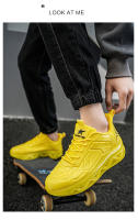 Zapatos para correr transpirables de plástico con goteo de malla baja a la moda para actividades al aire libre para parejas deportivas informales de primavera para hombre - details 15