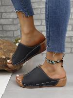 Sandalias de Cuña para Mujer en Verano Cerrura Abierta Cómodas y Transpirables - details 9