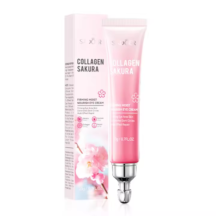 Crema de Ojos de Sakura SADOER Eliminación de Ojeras, Reafirmación y Hidratación - 1