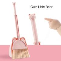 1 Juego de Mini escoba para niños, recogedor de dibujos animados, cerdas flexibles, juego de simulación para niños pequeños, Kit de herramientas de barrido de suelo interior y exterior - details 5
