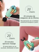 Pistola de Masaje Muscular con 9 Niveles Ajustables, Potente, Ultra Silenciosa y Pantalla Táctil LCD, Masajeadora con 4 Cabezas de Masaje para Relajación, Recuperación y Alivio de Fatiga - details 7