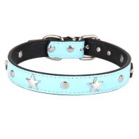 Collar de Mascota de Cuero con Pendientes de Estrellas Ideal para Perros Pequeños y Medianos - details 8