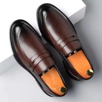 Zapatos de vestir de cuero antideslizantes para hombre, estilo Oxford, de lujo, para oficina, negocios, nuevo producto, diseño 2024 - details 16