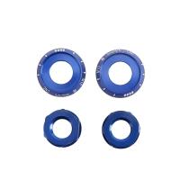 2 uds CNC 3/8 tuerca de cubo de bicicleta M10 tornillo de eje trasero de alta resistencia accesorios de bicicleta de aleación de aluminio anodizado MTB - details 10