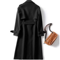 Gabardina de estilo británico para mujer, abrigo de rodilla para primavera y otoño, 2024 - details 5