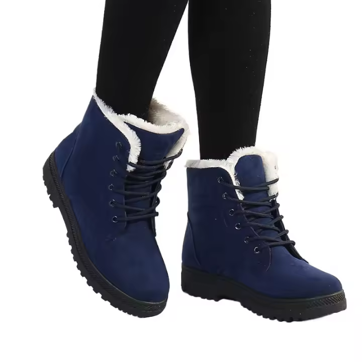 Zapatos de mujer y nieve, zapatos de algodón, talla grande - 1