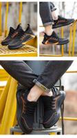 Zapatos de trabajo ligeros y transpirables para hombre, cómodos zapatos de seguridad suaves, zapatos de seguridad estándar europeo, zapatos deportivos con punta de acero - details 11