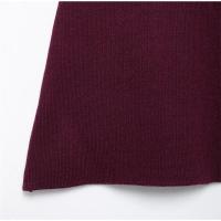 Conjunto de Punto Casual para Mujer de 2 Piezas Suéter con Cuello en V y Falda A-línea - details 4