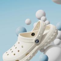 Zapatos con agujeros de verano para playa, zapatillas unisex con parte inferior gruesa para exteriores, sandalias cómodas para interiores y exteriores a la moda - details 5