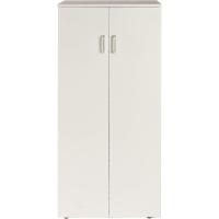 Librería de Dos Puertas Mueble auxiliar de madera 60cms de ancho, 32.5cms de profundidad, 124cms de alto Blanco - details 5