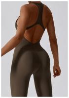 Traje de gimnasio de Yoga para mujer, mono de entrenamiento, ropa deportiva para correr, ciclismo, conjunto de gimnasio - details 10
