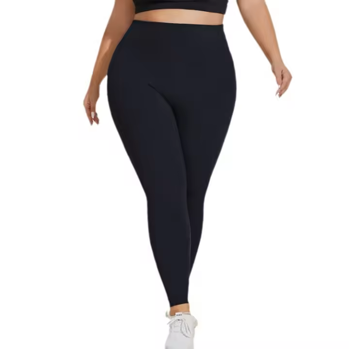 Pantalones de Yoga Talla Grande Cintura Alta, Elección de Cadera, Sensación de Nube, Leggings Deportivos Secado Rápido para Mujeres - 1