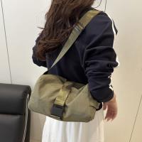 Bolso cruzado coreano de moda para hombre y mujer, bolso de hombro ligero con hebilla de alta capacidad, bolso de viaje ajustable de Color sólido - details 16