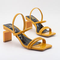 Zapatos de tacón alto con correa elástica y punta cuadrada de moda - details 11
