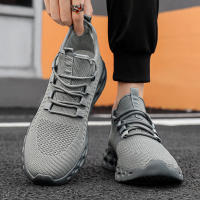 Zapatillas de correr a la moda para hombre, deportivas atléticas, transpirables, cómodas, ligeras, informales, antideslizantes, para gimnasio, entrenamiento, uso diario - details 7