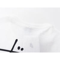 2025 Camisas casuales básicas de moda de verano, camisetas holgadas de algodón puro para hombres y nuevas camisas de manga corta para parejas con estampados de logotipos en la parte delantera - details 3