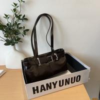 Bolso de hombro con hebilla francesa que combina con todo, bolso de cuero de Color sólido para ocio, bolso de mano para ir al trabajo Y2k para mujer - details 6