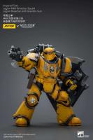 JOYTOY 40k 1/18 figuras de acción Anime 12cm puños imperiales lll Breacher legionarios juguetes de modelos de colección - details 14
