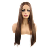 Peluca Natural de moda, extensión de cabello sin nudos, peso ligero, fibra Premium, regalo para amigos y familia - details 0