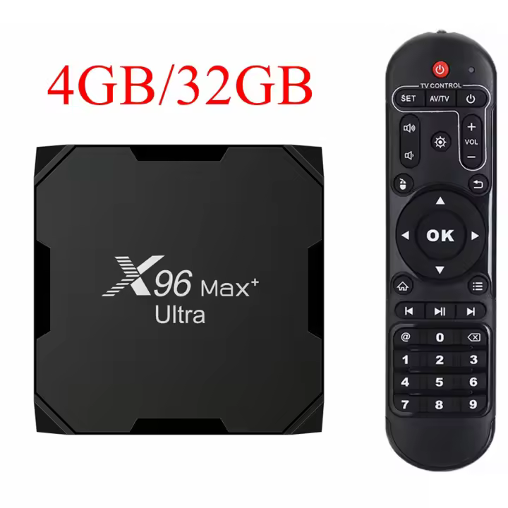 Set Top Box X96 Max Plus Ultra Android 11 con Alta Definición AV1 Reproductor Multimedia 8K Wifi Dual BT para Television Youtube - 1