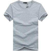 4 Uds. Camisetas de algodón de color sólido con diseño creativo Simple, camiseta de manga corta de estilo recién llegado para hombre de talla grande - details 1