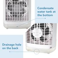 Pequeño ventilador eléctrico con agua y hielo, ventilador de aire acondicionado para oficina, refrigeración, ventilador de aire acondicionado portátil, mini ventilador de escritorio - details 2