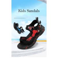 Sandalias deportivas transpirables para niños, zapatos de playa informales, cómodos, de suela suave, antideslizantes, a la moda, de verano - details 2