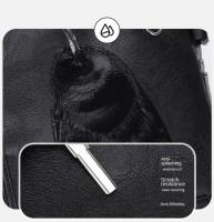 Bolso para hombres bolso Pu mochila de gran capacidad viaje de ocio bolso de computadora de embarque para hombres - details 5