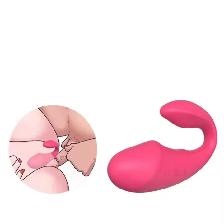 Vibrador en Forma de U para Mujeres Estimulador de Clítoris y Punto G Masajeador Sensual para Adultos Salud y Diversión - 1