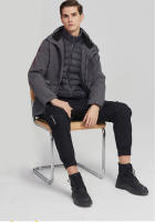 LNGXO Chaqueta de Down Impermeable Cálida para Invierno, Adecuada para Senderismo, Camping, Esquí - details 9