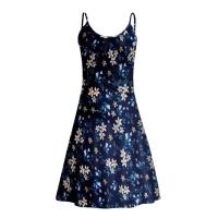 Nuevo y elegante vestido con estampado de tirantes. - details 5
