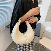 Bolso tote de moda para mujeres Bolso de lujo de medio cuarto Luna bolso de hombro de marca para damas Bolso de axila de cuero PU y monedero - details 13
