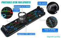 Tabla de flexiones desmontable multifunción, barra de flexiones portátil para suelo, equipo de entrenamiento de gimnasio en casa - details 0