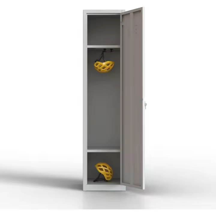 Taquillas Vestuario de Metal 1 Puerta con Llave Gris Almacenamiento y Organización - 1