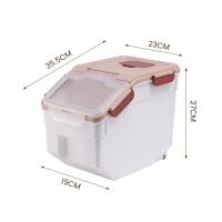 Cubo de comida para gatos de gran capacidad, 15 kg, a prueba de humedad y a prueba de insectos para el hogar - details 7
