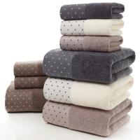 Toalla de algodón puro súper absorbente, toallas grandes gruesas y suaves, toallas de baño cómodas, 34x74cm - details 4