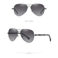 Gafas de sol de aleación polarizadas con gradiente para hombre y mujer, gafas de sol de piloto, gafas de sol con espejo - details 11