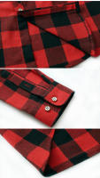 Camisa de manga larga a cuadros a rayas para hombre, camisas clásicas de oficina de un solo pecho, Camisa informal a la moda de otoño, 7XL - details 10