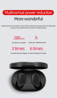 A6S-auriculares inalámbricos TWS, audífonos Mini estéreo de música, sonido HIFI, cancelación de ruido, Bluetooth con micrófono, Auriculares deportivos para juegos - details 7