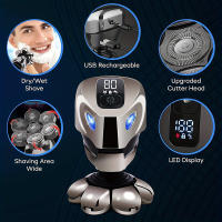 5 IN 1 Electric Shaver For Men Bald Head Hair Clipper Nose Trimmer 7 Floating Blade Head Shaving Rechargeable Beard Knife Razor - details 4