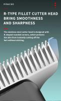 Kemei-cortadora de pelo eléctrica potente para hombres, Kit de aseo corporal para cabeza calva, recargable, inalámbrica - details 2