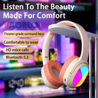 Auriculares inalámbricos con Bluetooth 5,3, dispositivo de audio estéreo HIFI plegable y ajustable, sonido envolvente 360, para juegos y música - details 1