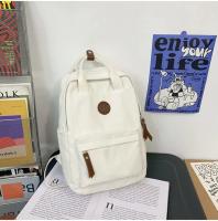 Mochila de lona para hombre y mujer, bolsa de viaje Retro Para chica, Chico, portátil, estudiante, moda escolar, 2023 - details 19